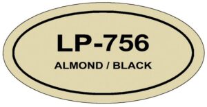 Almond/ Black